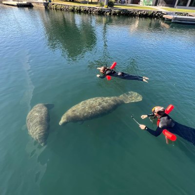 a small boat in a body of water